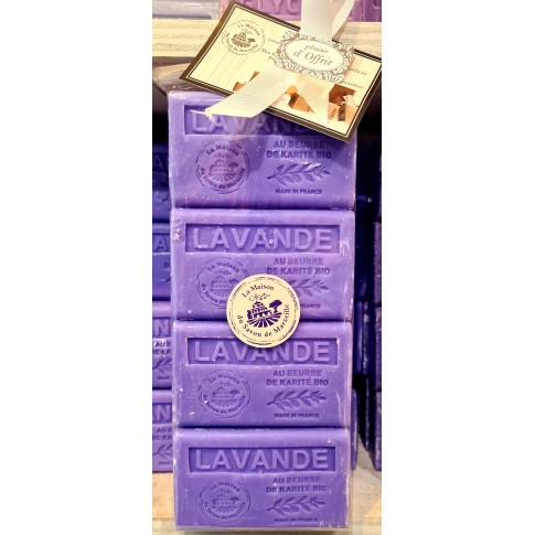 Coffret de 4 savons 125gr BEURRE DE KARITÉ en boite carton Coffret de 4 savons 125gr BEURRE DE KARITÉ en boite carton