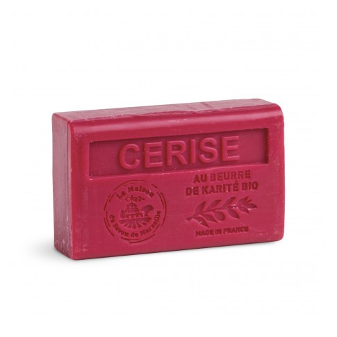 Savon 125gr au beurre de karité bio- CERISE