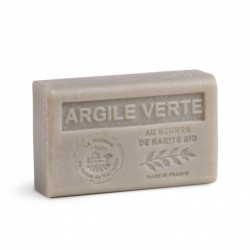 Savon 125gr au beurre de karité bio- ARGILE VERTE