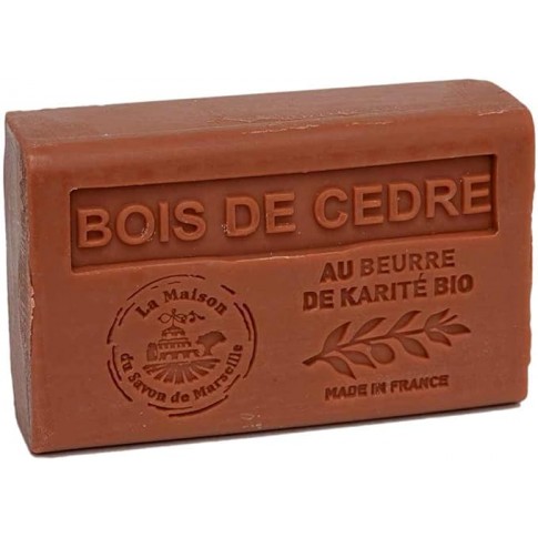 Savon 125gr au beurre de karité bio- BOIS DE CEDRE