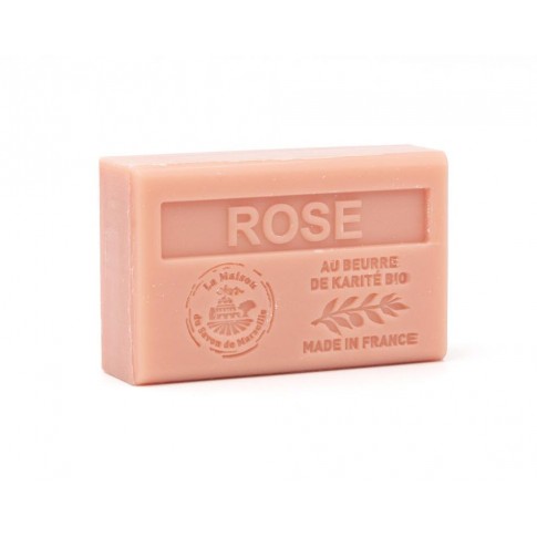 Savon 125gr au beurre de karité bio- ROSE