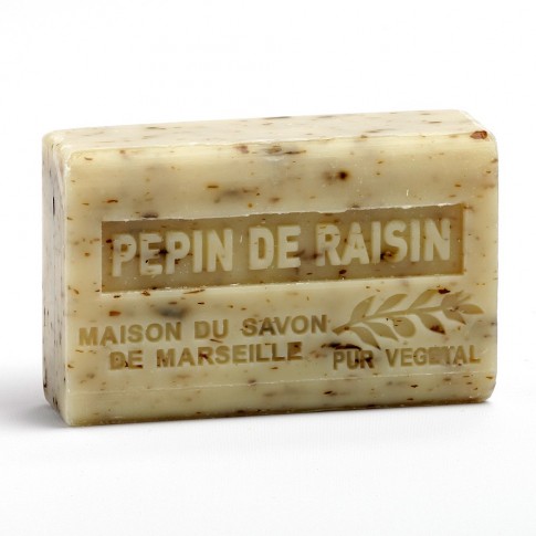 Savon 125gr au beurre de karité bio- PEPIN DE RAISIN